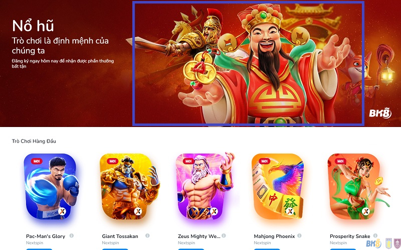 Giới thiệu về game nổ hũ thần tài BK8